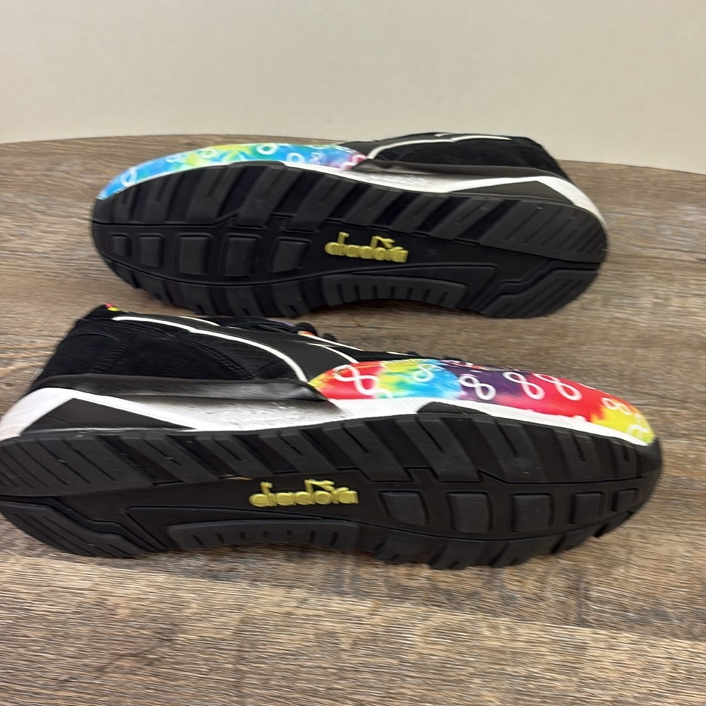 Diadora N9000 Autism Awareness Multicolor Sneakers Black Men’s Size 12 - Picture 6 of 8